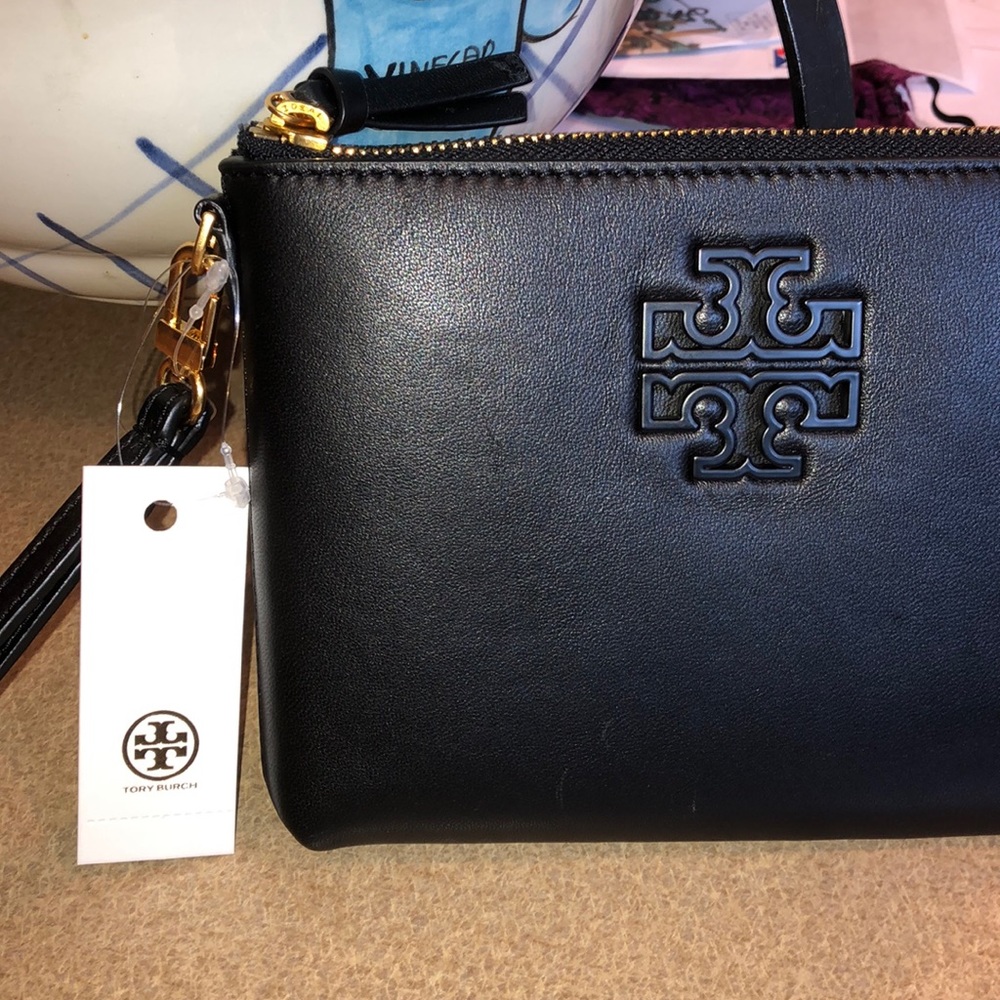 Tory Burch Lily Large Zip Pouch NWT